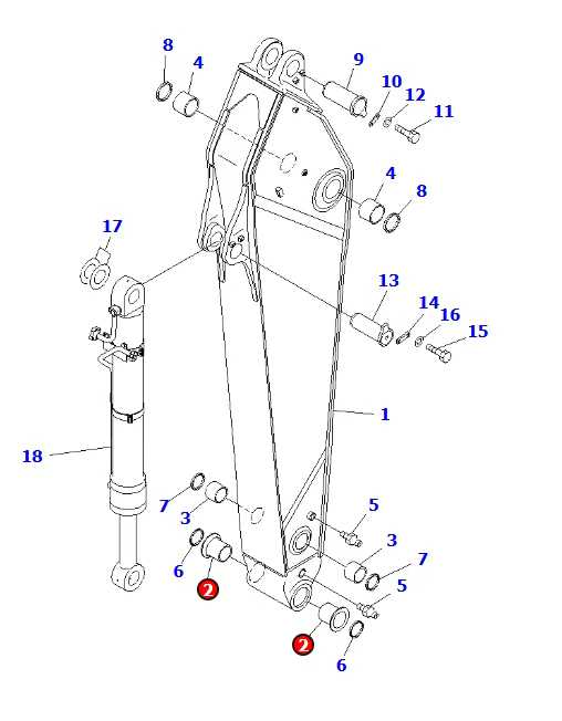 小松PC600马拉头衬套209-70-52141