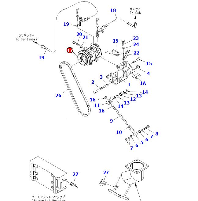 小松压缩机423-S62-4330