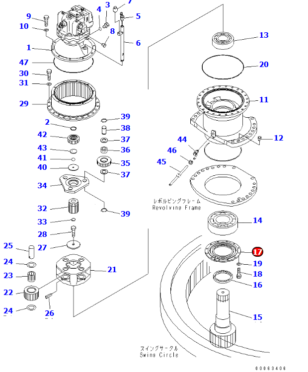 小松PC1250保护壳21N-26-33230