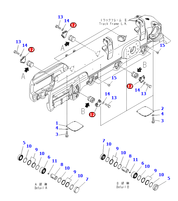 小松推土机D275A COVER17M-30-56331