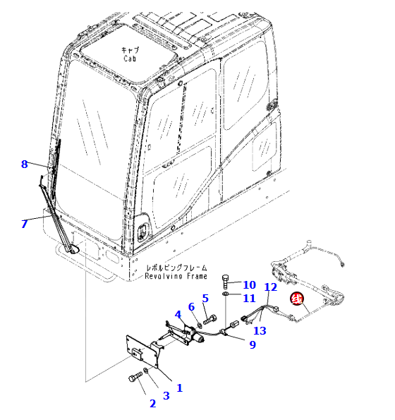 小松挖掘机PC800线束209-06-45122