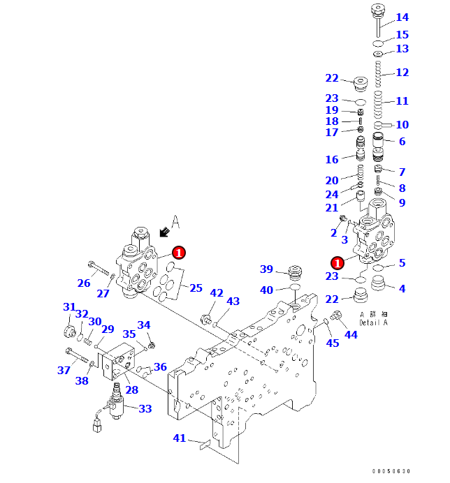 小松WA600 D65阀总成 426-15-46001 714-26-26130