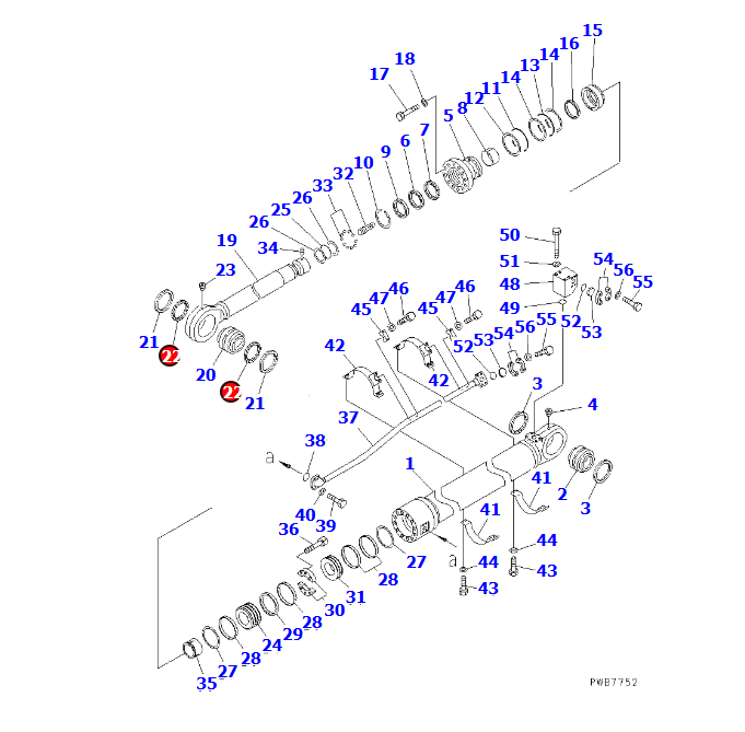 小松PC1250密封圈零件号707-77-116010