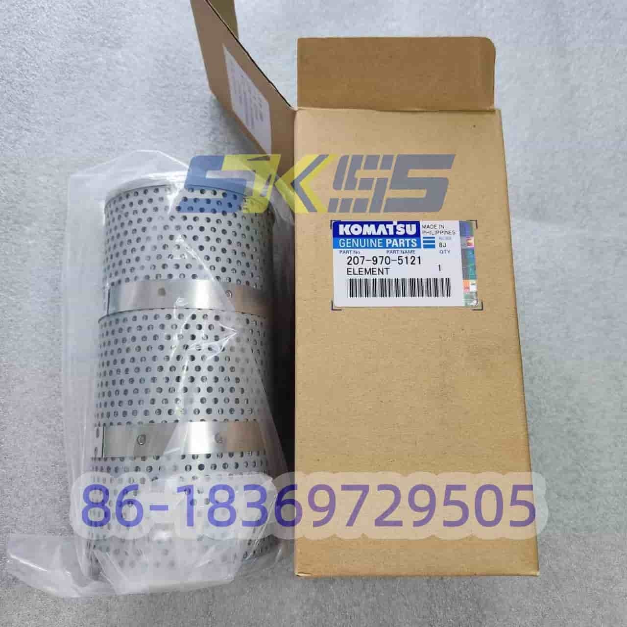 小松液压滤芯 207-970-5121 挖掘机液压过滤滤清器配件